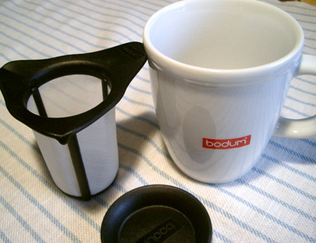 ボダム:bodum マグカップ(茶こし付き)YOYO