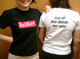 ボダムのTシャツ